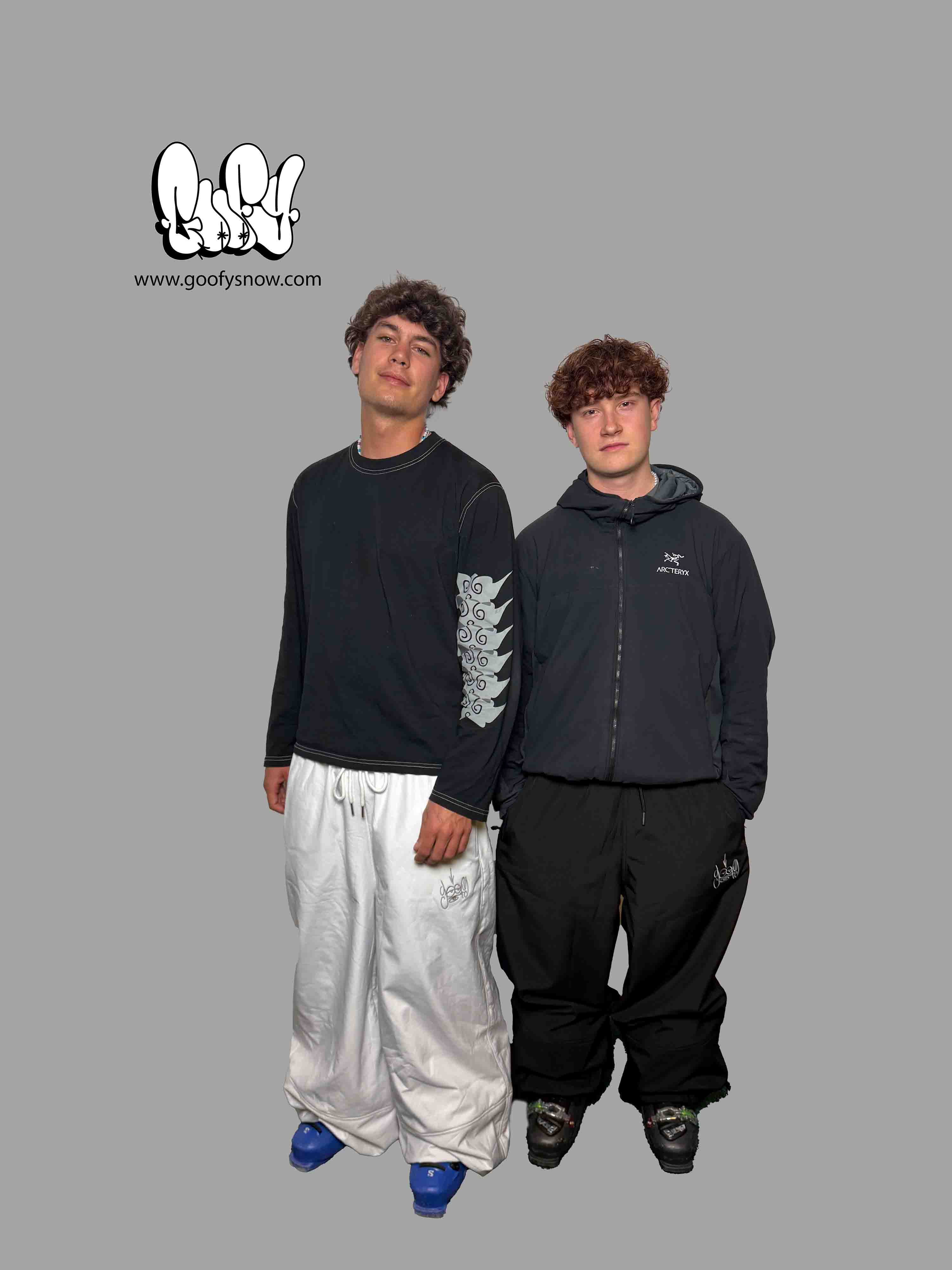 Basic Goofy Pants White