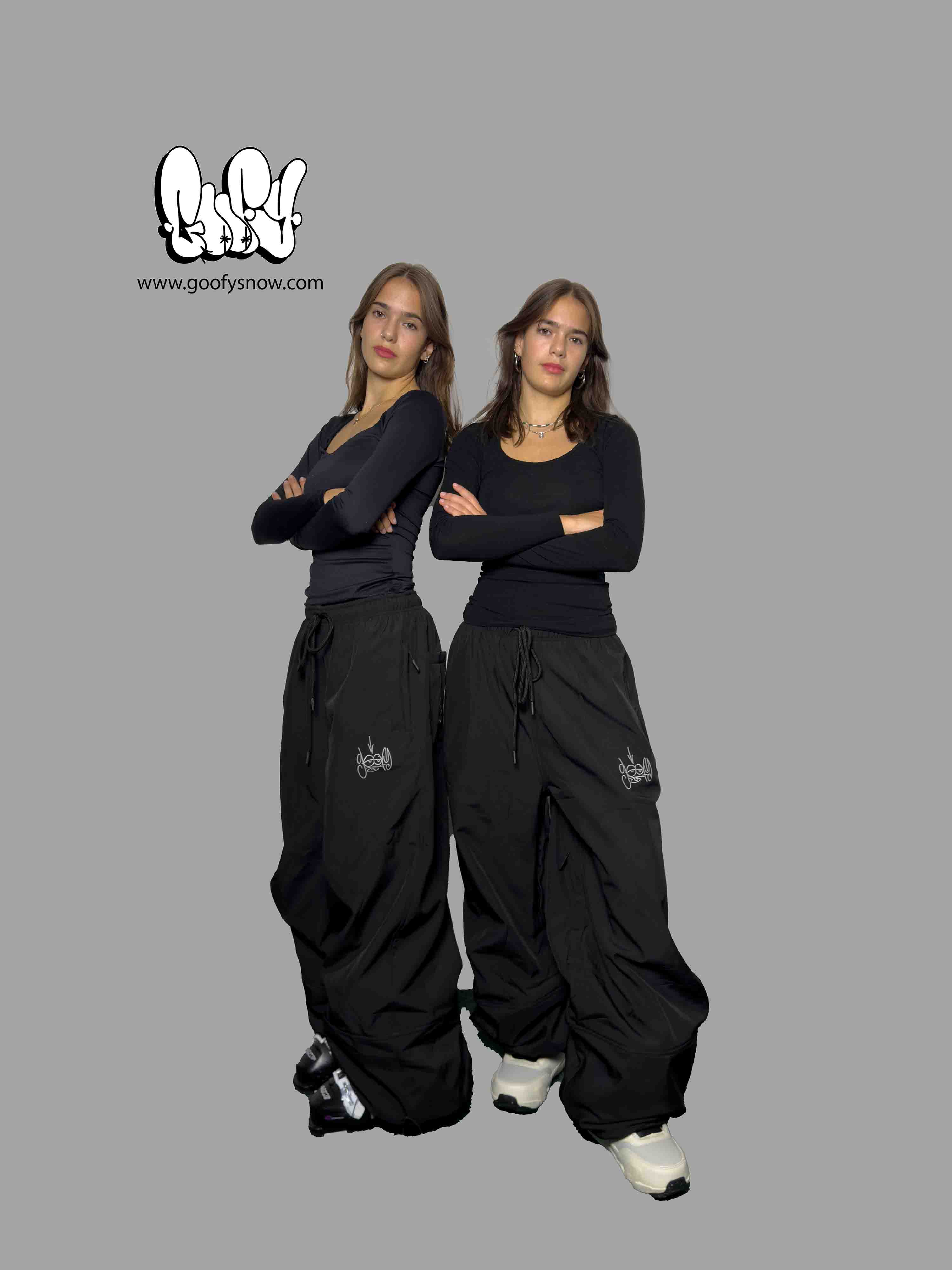 Basic Goofy Pants Black