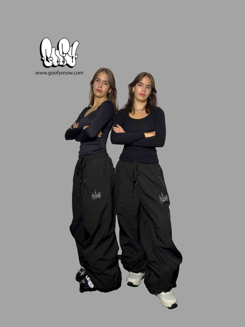 Basic Goofy Pants Black